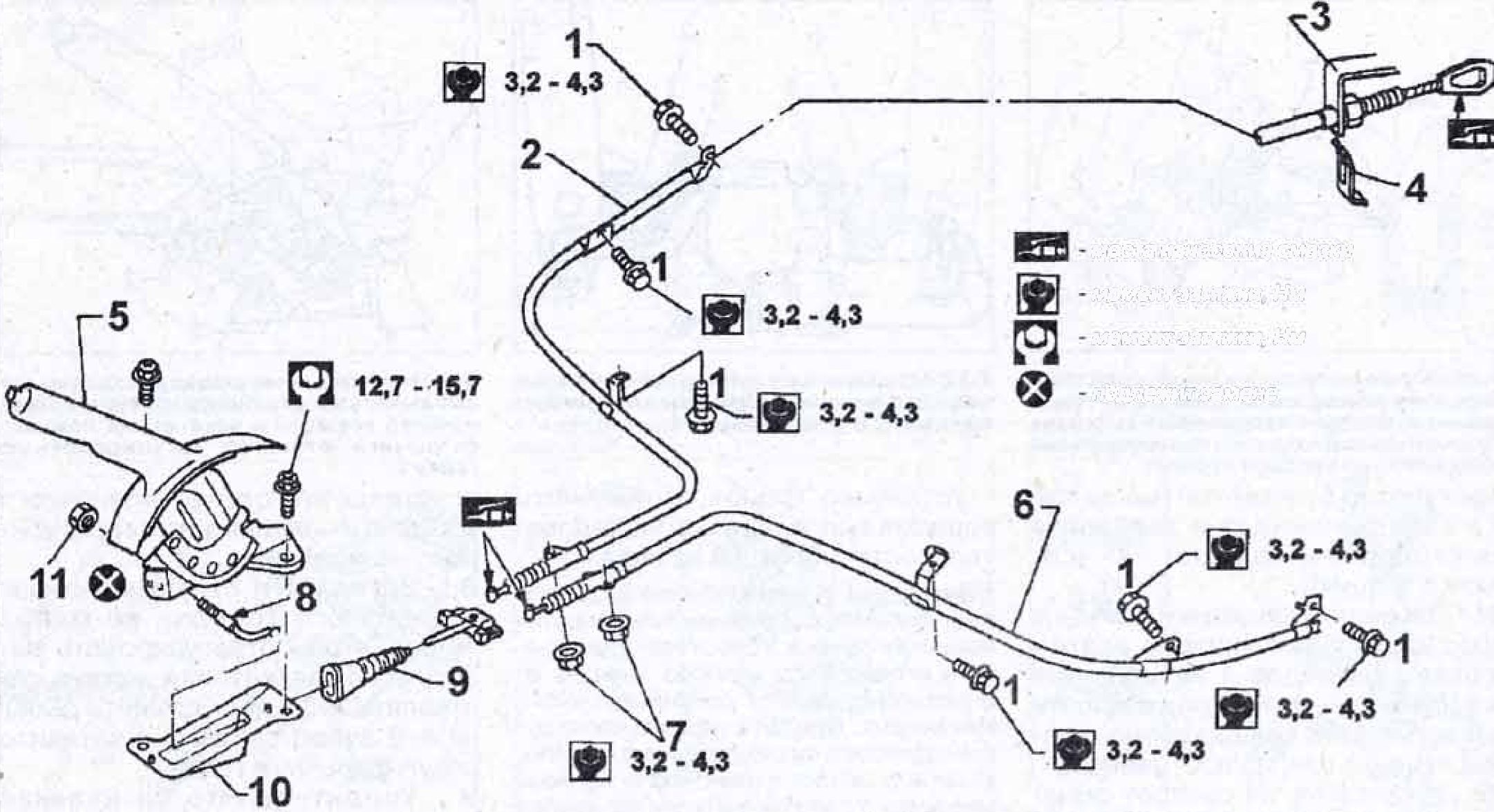 ручной тормоз nissan primera 1991года выпуска